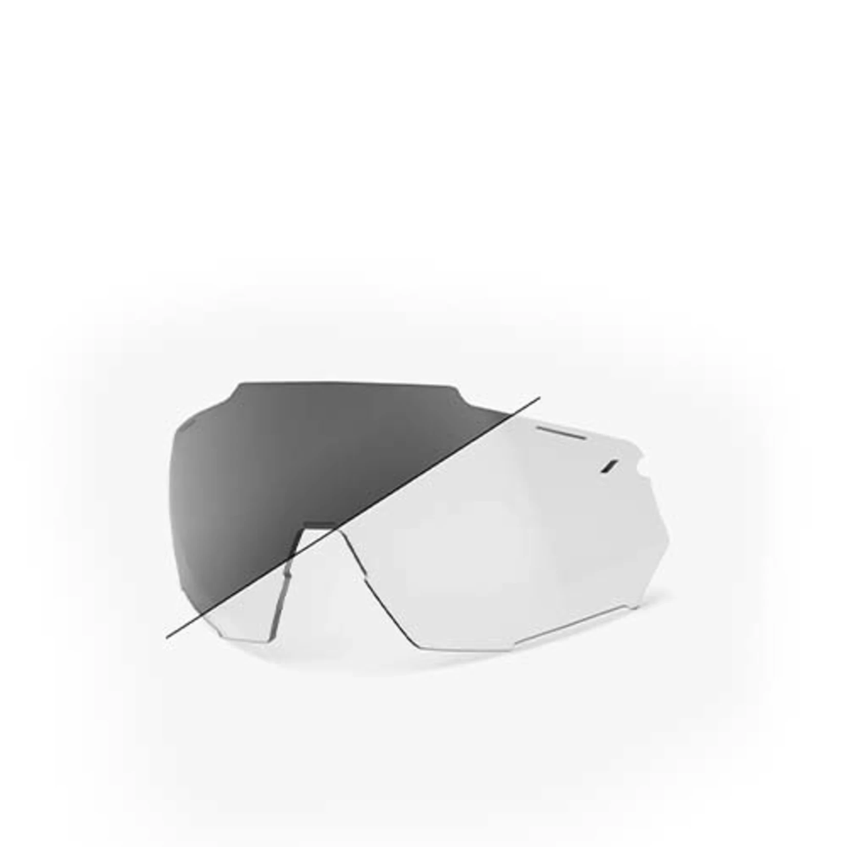 100% RACETRAP 3.0 PHOTOCHROMIC CLEAR SMOKE LENS