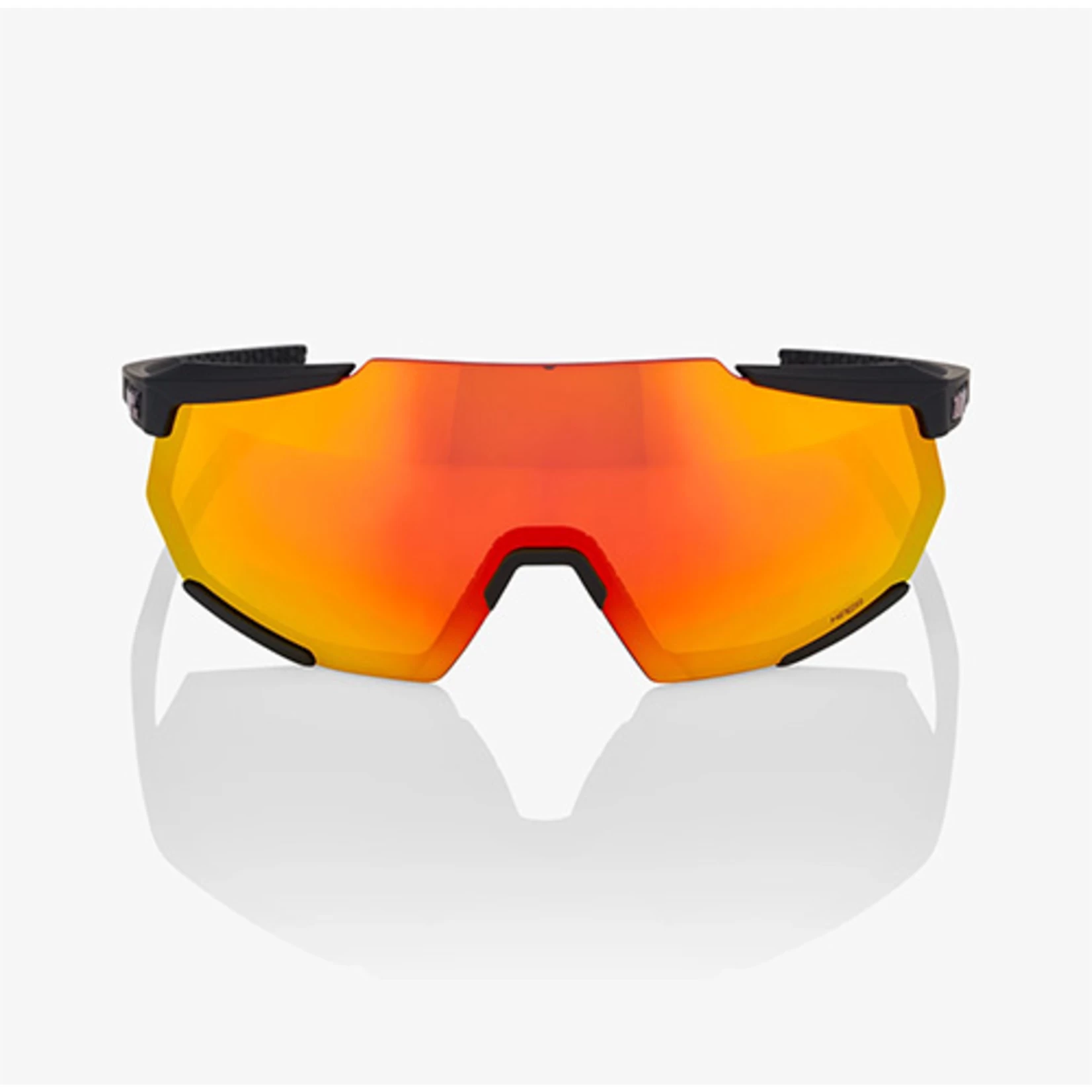 100% RACETRAP 3.0 SOFT TACT BLACK HiPER RED MULTILAYER MIRROR LENS - Image 3