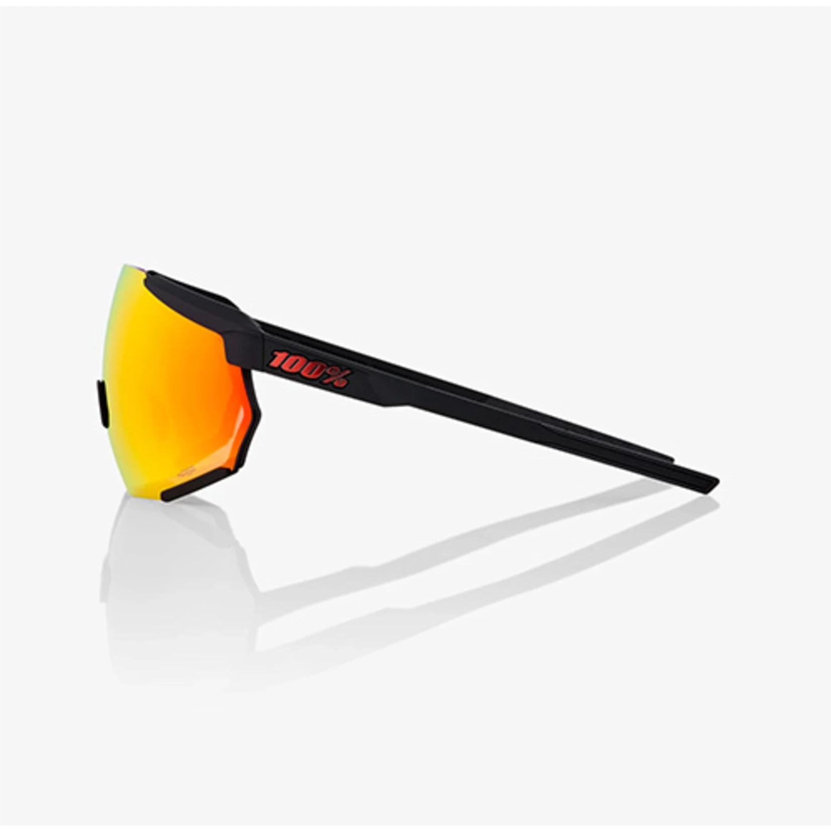 100% RACETRAP 3.0 SOFT TACT BLACK HiPER RED MULTILAYER MIRROR LENS - Image 4