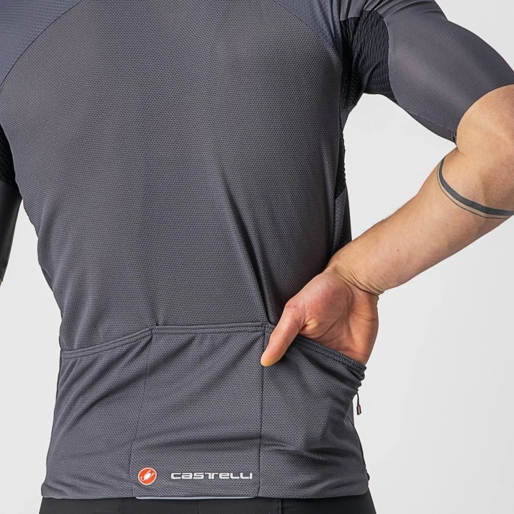 CASTELLI ENDURANCE ELITE JERSEY DARK GRAY - Image 7