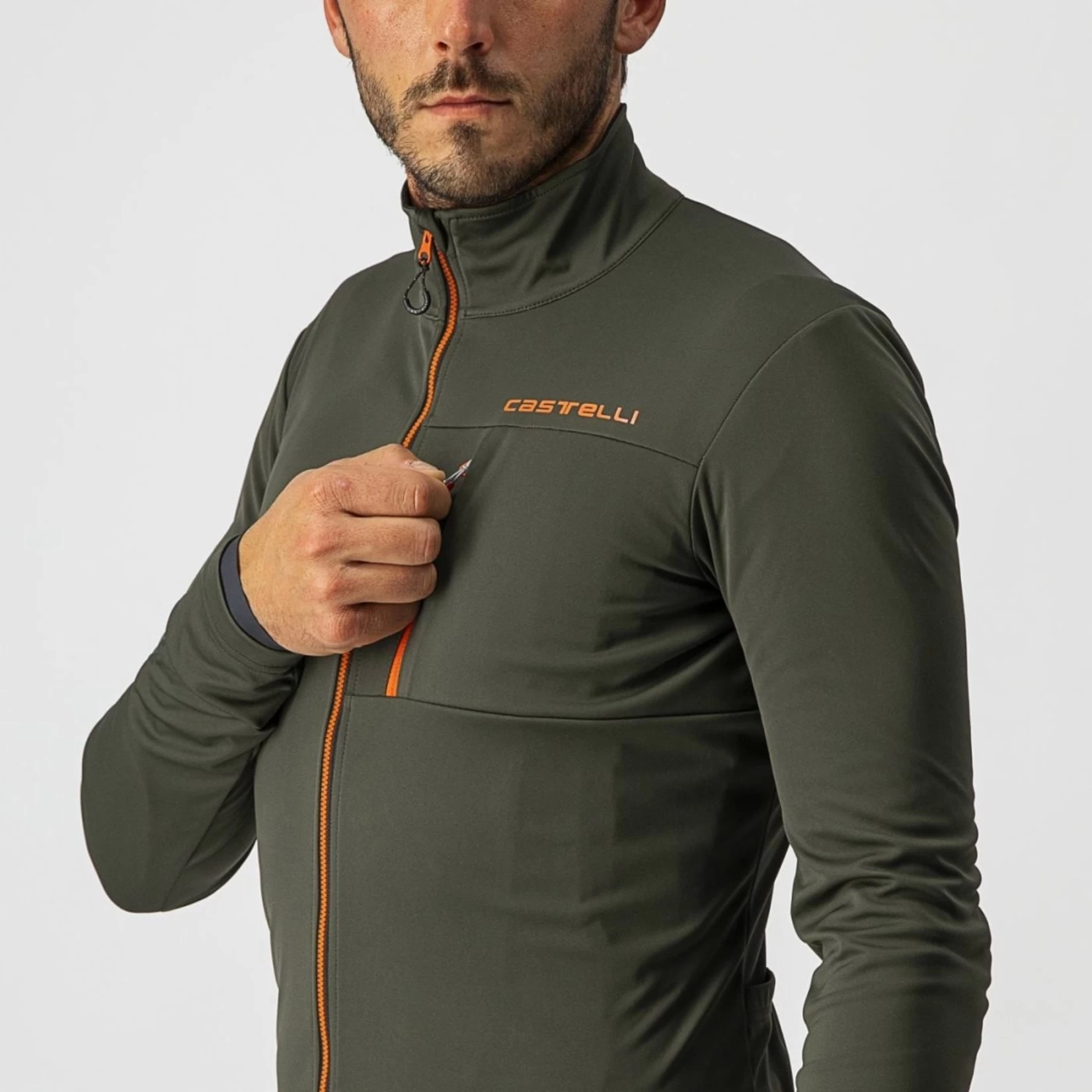 CASTELLI GO JACKETMILITARY GREEN - Image 4