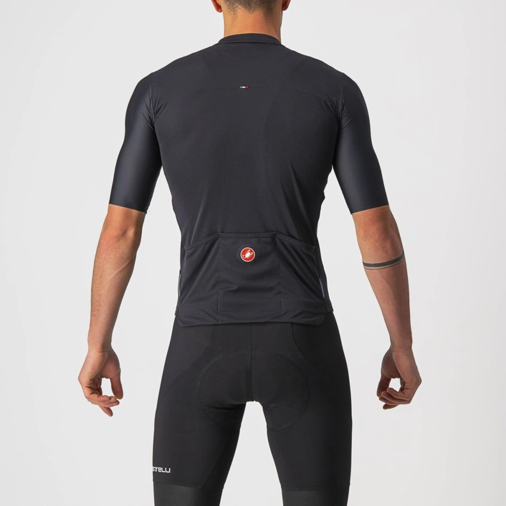 CASTELLI PROLOGO 7 JERSEY - LIGHT BLACK/SILVER GRAY/IVORY - Image 4