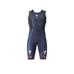 CASTELLI QUICK STEP FREE AERO RC PRO BIBSHORT BELGIAN BLUE