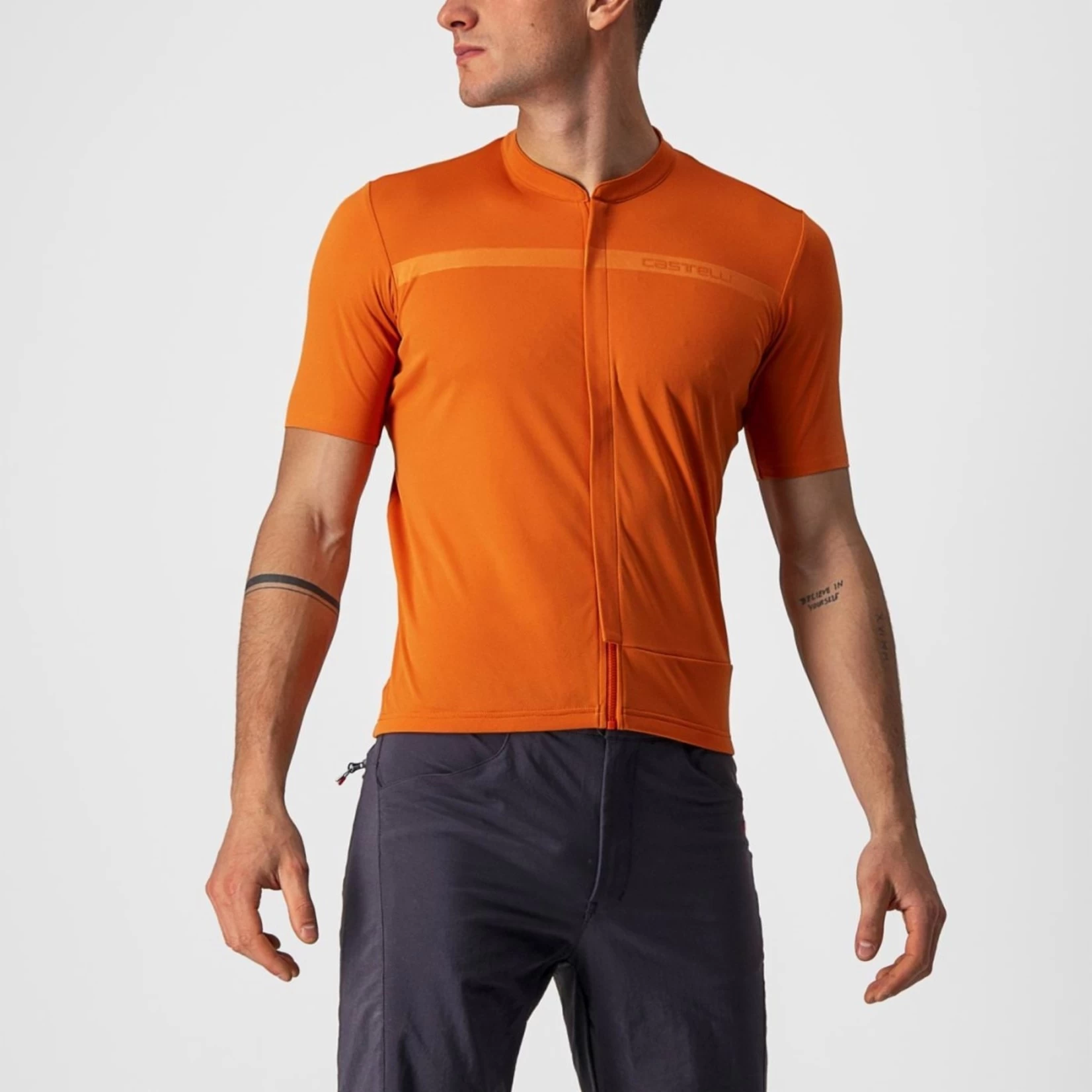 CASTELLI UNLIMITED ALLROAD JERSEY ORANGE RUST - Image 2