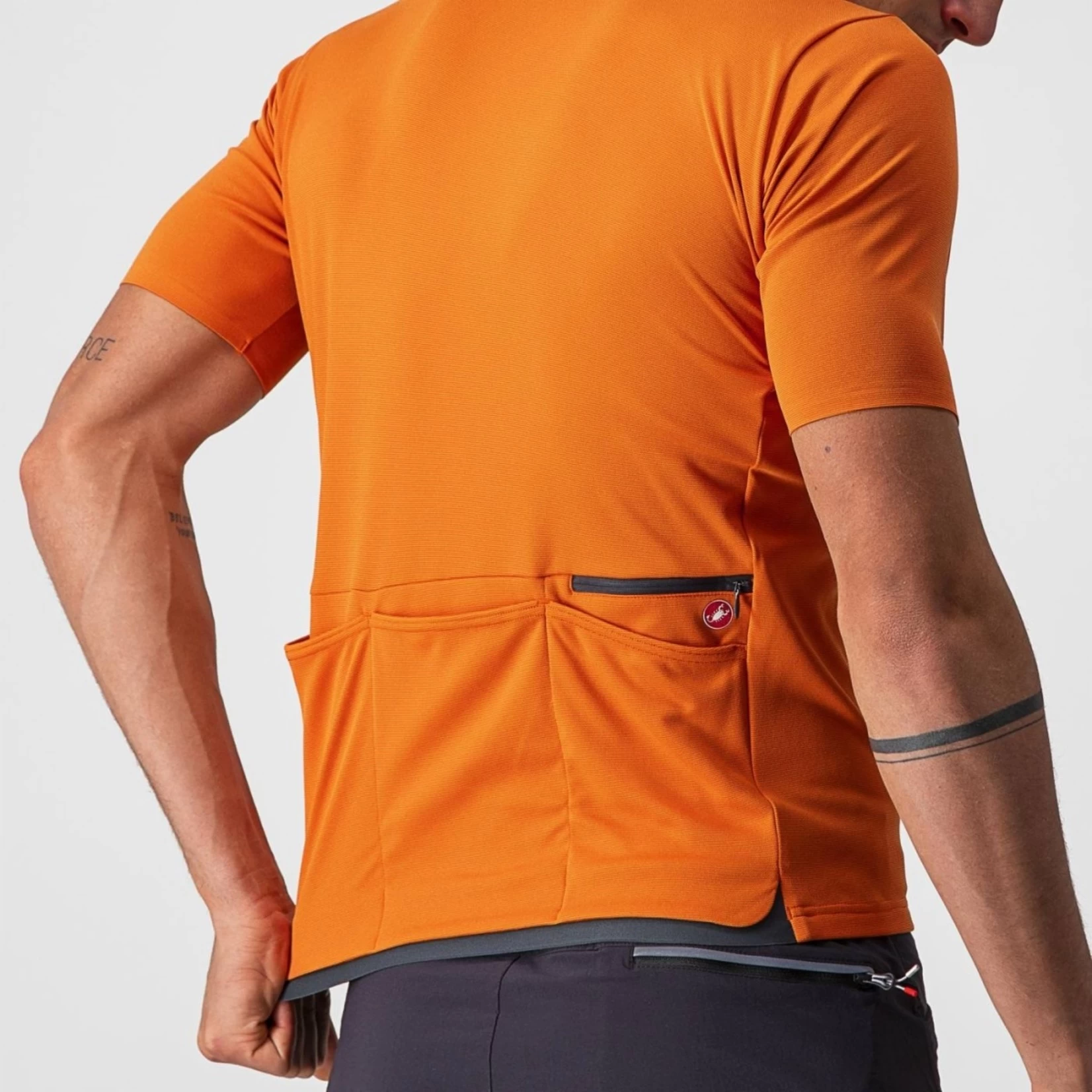 CASTELLI UNLIMITED ALLROAD JERSEY ORANGE RUST - Image 5