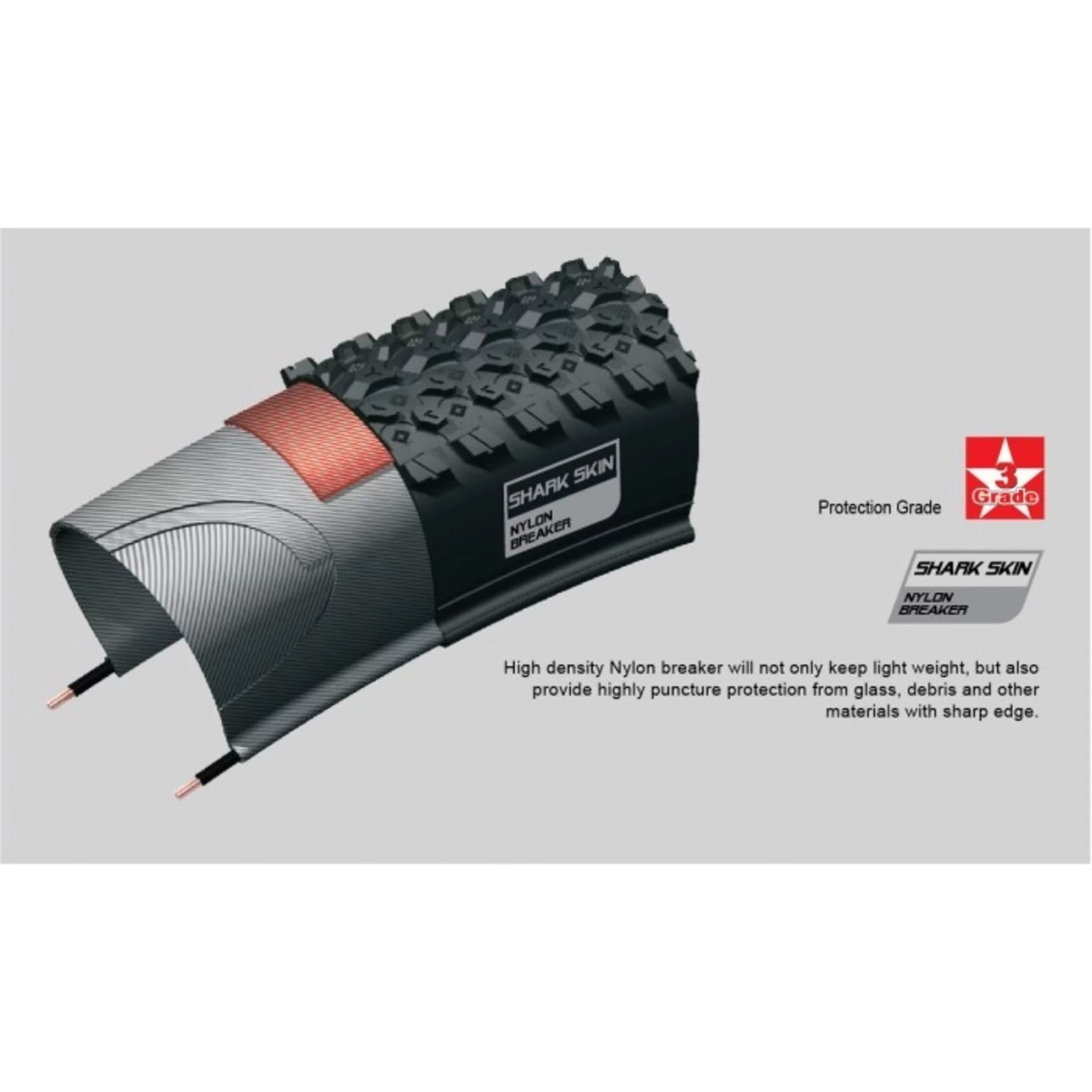 CHAOYANG ATTACK PARD SHARK SKIN 700X25C - Image 3