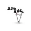 MAYPOLE 3 BIKE TOW RACK