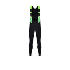 2022 SANTINI AW COMMAND BIB TIGHTS NAT PAD LIME GREEN