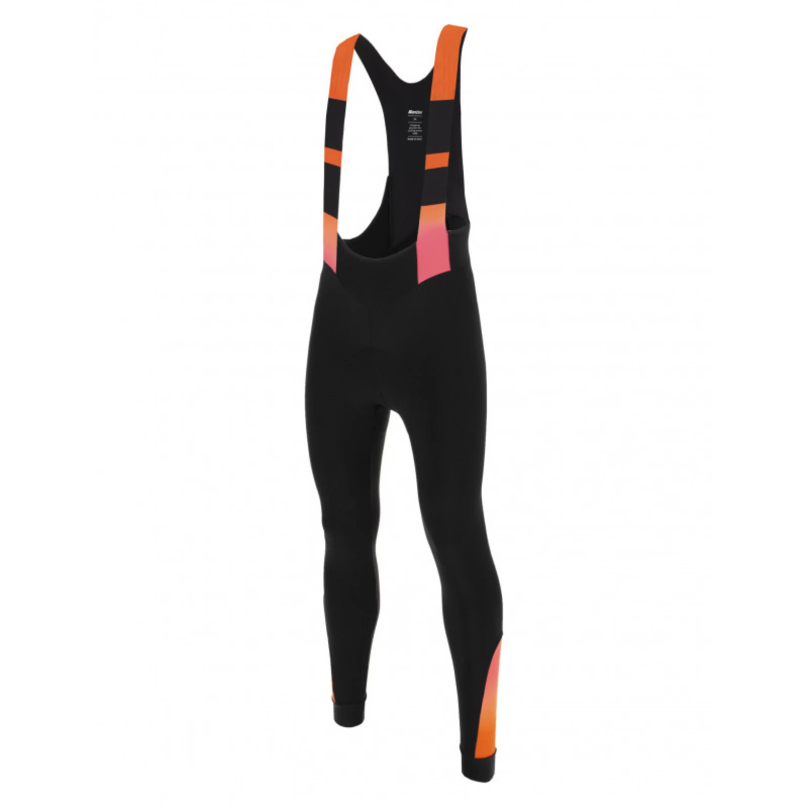 SANTINI AW COMMAND BIB TIGHTS NAT PAD 2020 BLACK - Image 3